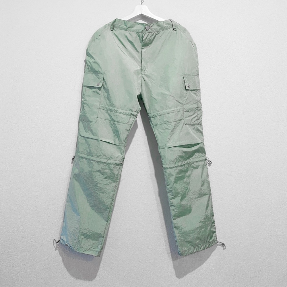 MNML.LA Tech Cargo Nylon Pants Mint